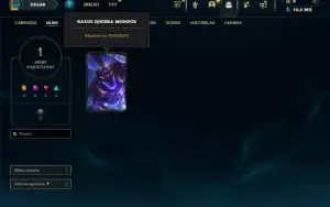 Mestre com 31 Champs e 1 Skin + 16 Fragmentos