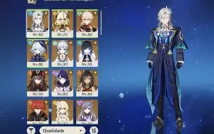 Ar58, time Neuvillette premium, skin da Ayaka