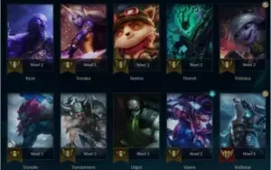CONTA LOL PLATINA, 41 CHAMPS E 13 SKINS