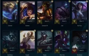 CONTA LOL PLATINA, 41 CHAMPS E 13 SKINS