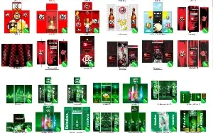 Pack de Artes para Envelopamento de Geladeiras - CorelDRAW