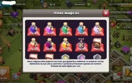 CONTA CLASH OF CLANS CV12 + 4000 GEMAS