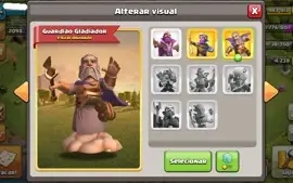 CONTA CLASH OF CLANS CV12 + 4000 GEMAS