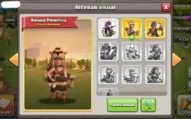 CONTA CLASH OF CLANS CV12 + 4000 GEMAS
