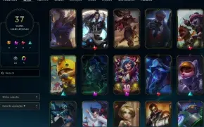 Conta Platina 1 upada a mao! MMR BUFFADASSO! varias skins!