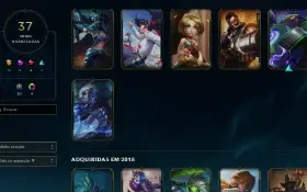 Conta Platina 1 upada a mao! MMR BUFFADASSO! varias skins!