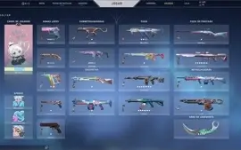 conta rara com varias skins!!!