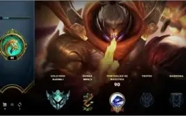 CONTA LOL PLATINA 1 - LVL 45