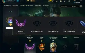Mestre com 60 Champs e 16 Skins ( 35 PDL )