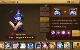Reroll Summoners War lvl10 com Mage Dark - Kiki + Jade