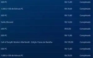 Conta Battle.net/Warzone