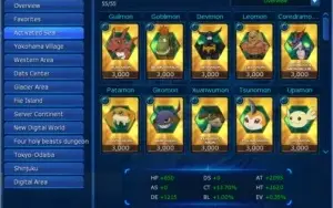 Server omegamon conta Omegamon X end game, muito top