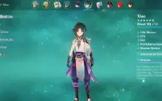 Conta Genshin Impact com 8 personagens 5 estrelas limitados