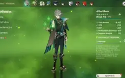 Conta Genshin Impact com 8 personagens 5 estrelas limitados