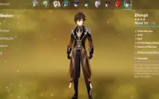 Conta Genshin Impact com 8 personagens 5 estrelas limitados