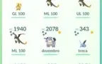 Conta pokémon 78 shinys e nível 40