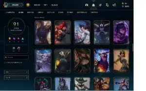 Conta LoL diamante season 3 e 4, muitos champions e skins