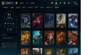 Conta LoL diamante season 3 e 4, muitos champions e skins