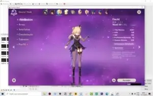 Conta Genshin  AR35 Venti + Espadao 5 estrelas