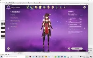 Conta Genshin  AR35 Venti + Espadao 5 estrelas