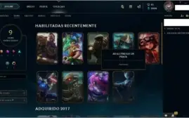 CONTA PRATA I - 56 CHAMPS + 9 SKINS