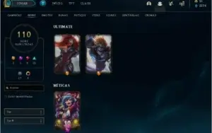 Conta LOL plat IV