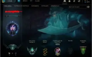 Conta LOL plat IV