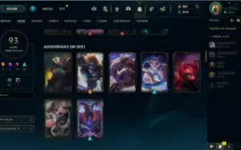 Conta Lol Lvl 263 Esmeralda 4 / 93 Skins