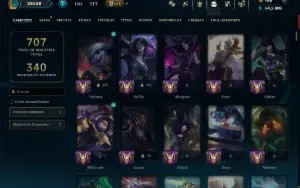 Unranked com TODOS os Champs e 132 Skins ( ADC / SUP )