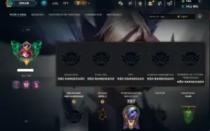 Unranked com TODOS os Champs e 132 Skins ( ADC / SUP )