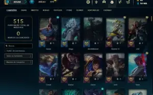 Conta prata 2 com TODOS os champs e 305 Skins + 1 Prestigio