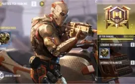 Conta Cod Mobile no Lendário - Várias Skin's de armas