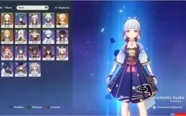 conta dois personagens 5 estrelas e duas armas 5 estrelas..