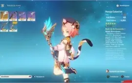 conta dois personagens 5 estrelas e duas armas 5 estrelas..