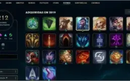 CONTAS DE LOL PLATINA