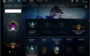 Conta com skins ótimas e barato de League Of Legends ?