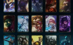 Conta League of Legends Full Acesso 163 Skins e 2 Skins URS
