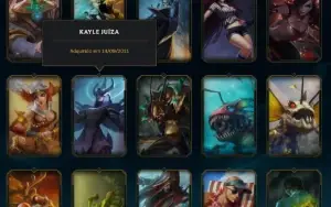 Conta League of Legends Full Acesso 163 Skins e 2 Skins URS