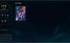 Conta LoL com 8 skins prestígio e ryze triunfante