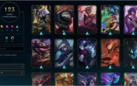 Conta LoL com 8 skins prestígio e ryze triunfante