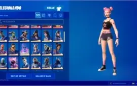 Conta Fortnite Com minty, travis, glow