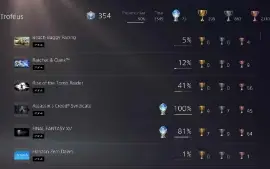 Conta Playstation 73 Platinas
