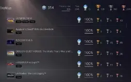 Conta Playstation 73 Platinas