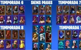 Conta Fortnite S6, S7, S8, S11 Completas + Salve o Mundo ϟ79