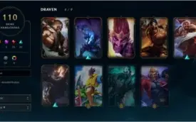 Conta lol 110 skins e varíos ícones raros