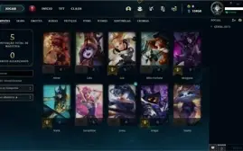 Conta LOL Smurf Level 30 Com 10 SKINS