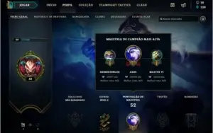 Conta Lol 16 Campeoes 4 Skins Unranked