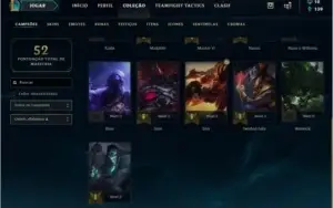 Conta Lol 16 Campeoes 4 Skins Unranked