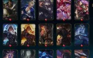 Conta LoL com 476 Skins, 2 Vitoriosas 6 ultimate