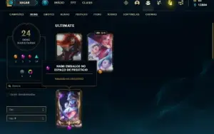 Conta ferro 2 com 30 Champ e 22 Skin + 1 Prestigio e 3000 RP